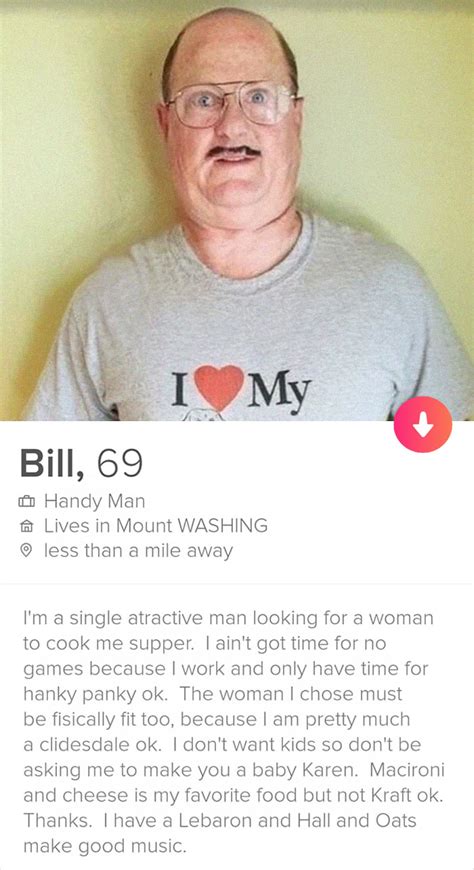 bill dating profile